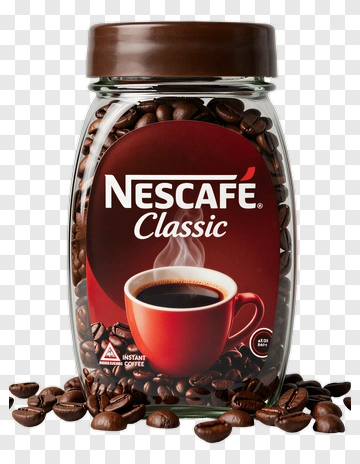 Nescafe Classic Coffee Jar PNG
