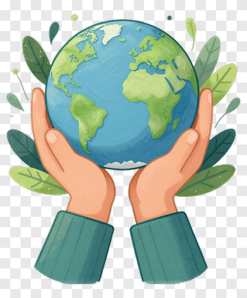 Hands Holding Earth PNG