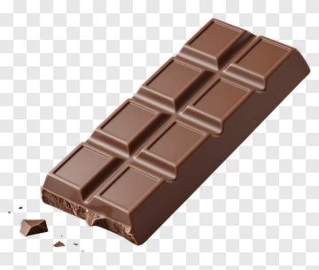 Chocolate Bar With Pieces PNG