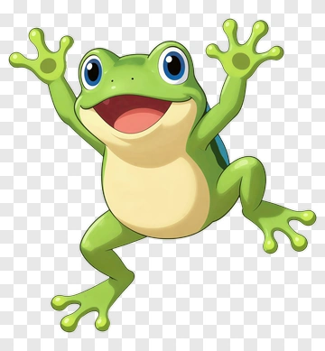Happy Frog PNG