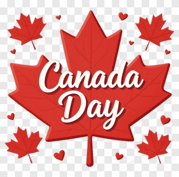 Canada Day Maple Leaf Celebration PNG