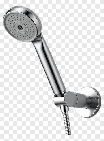 Modern Chrome Shower Head PNG