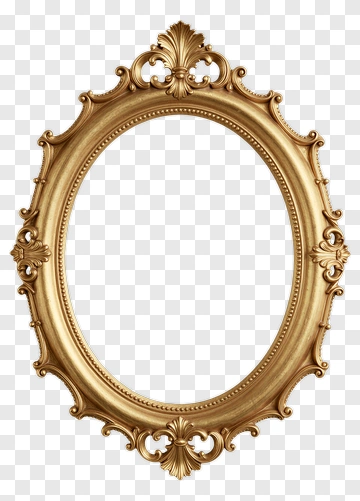 Ornate Gold Frame PNG