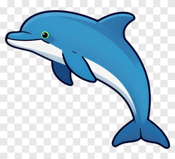 Blue Dolphin PNG
