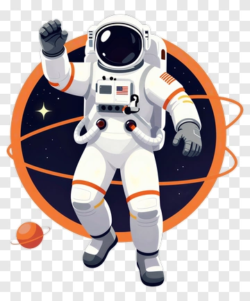 Astronaut In Space Suit PNG