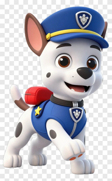 Puppy Police Officer Character PNG