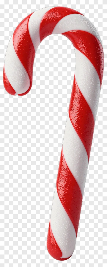 Red And White Candy Cane PNG