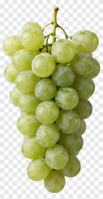 Green Grape Cluster PNG