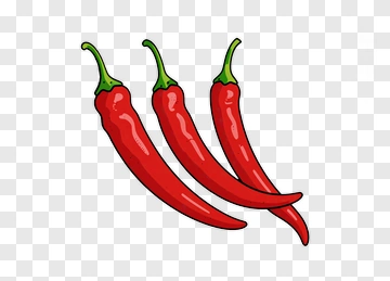 Three Red Chili Peppers PNG