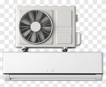White Air Conditioner Unit PNG