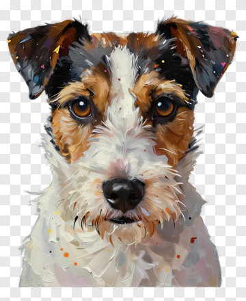 Portrait Of A Jack Russell Terrier PNG