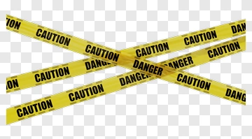 Caution Tape Crossing PNG