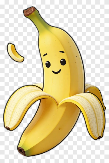 Cute Banana PNG