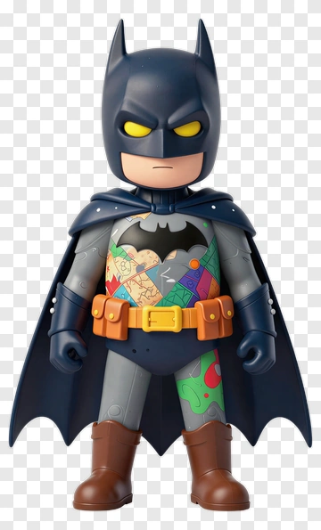 Batman Cartoon Figurine PNG