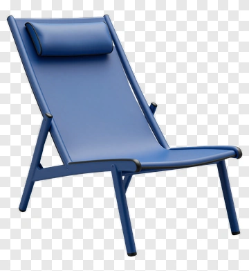 Modern Blue Recliner Chair PNG