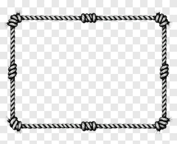 Rope Frame Design PNG