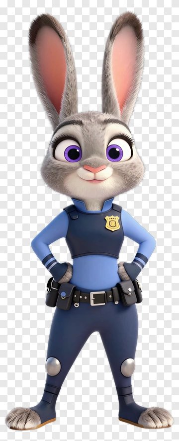 Judy Hopps Police Officer PNG