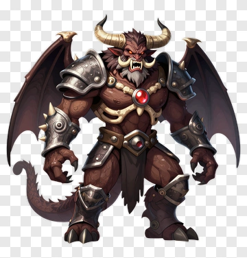 Fierce Demon Warrior PNG