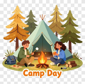 Camp Day With Friends PNG