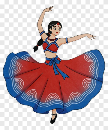 Dancer In Traditional Costume PNG