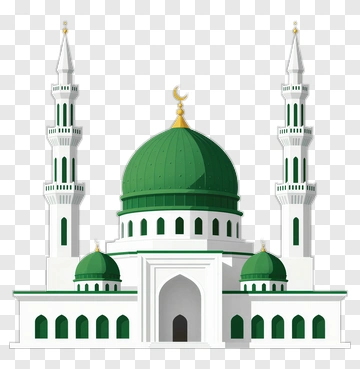 Green Dome Mosque PNG