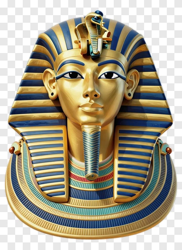 Golden Pharaoh Mask Of Tutankhamun PNG