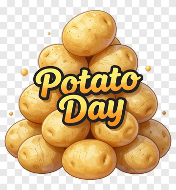 Potato Day Celebration PNG