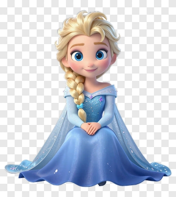 Elsa From Frozen In Blue Dress PNG