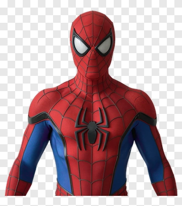 Spider-Man In Red And Blue Suit PNG