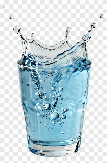 Water Splash In Glass PNG