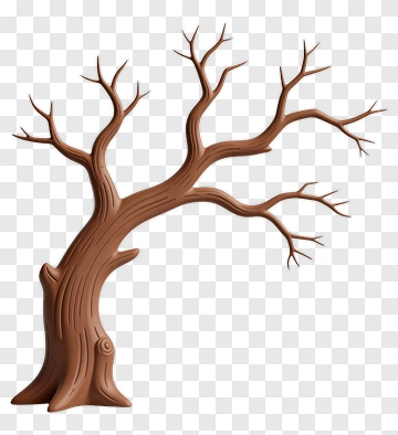 Brown Tree Sculpture PNG