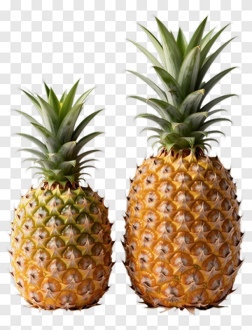 Two Pineapples PNG