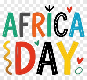 Africa Day Celebration Design PNG