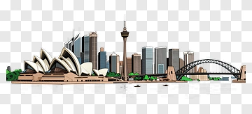 Sydney Opera House And Harbour Bridge PNG