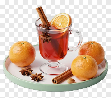 Spiced Tea With Citrus And Cinnamon PNG