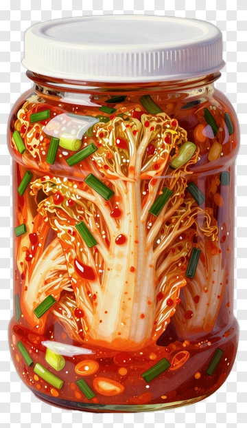 Kimchi In A Glass Jar PNG