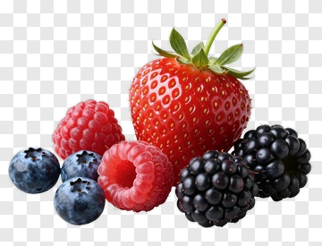Fresh Berries Arrangement PNG