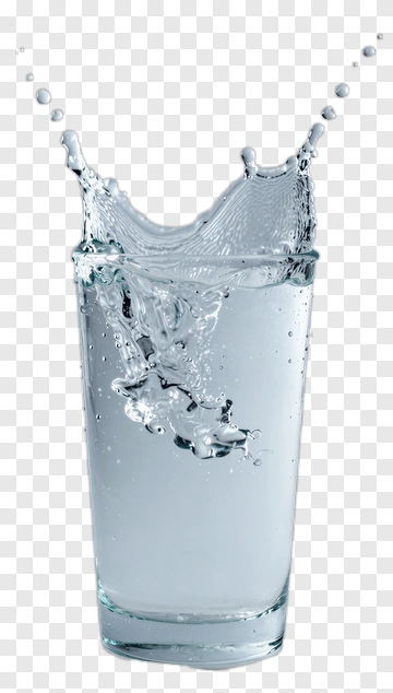 Water Splash In Glass PNG