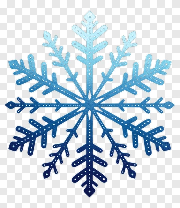 Blue Snowflake PNG