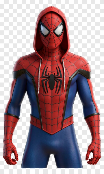 Spider-Man In Red And Blue Suit PNG