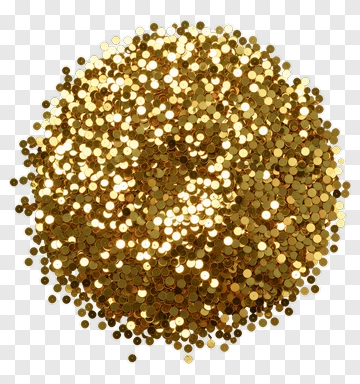 Gold Sequins PNG