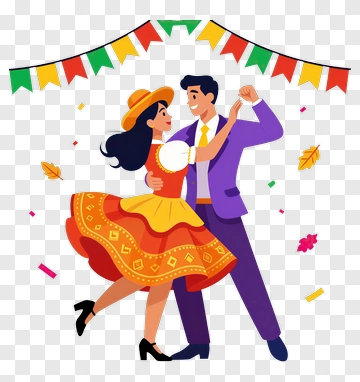 Couple Dancing At A Festive Party PNG