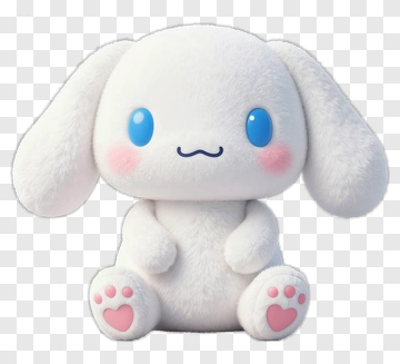 Cinnamoroll Plush Toy Sitting PNG