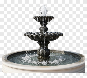 Three Tier Fountain PNG