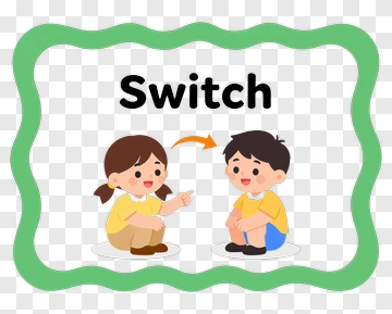 Girl And Boy Switching Roles PNG