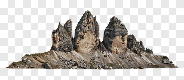 Rugged Mountain Range PNG