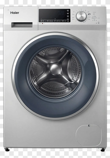 Haier Front Load Washing Machine PNG