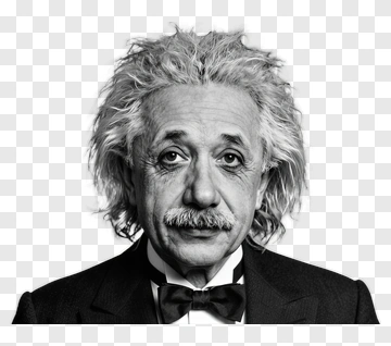 Albert Einstein Portrait PNG