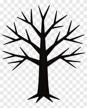 Silhouette Of A Tree PNG
