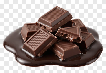 Melted Chocolate Bars PNG